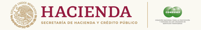 Hacienda and Condusef Logos